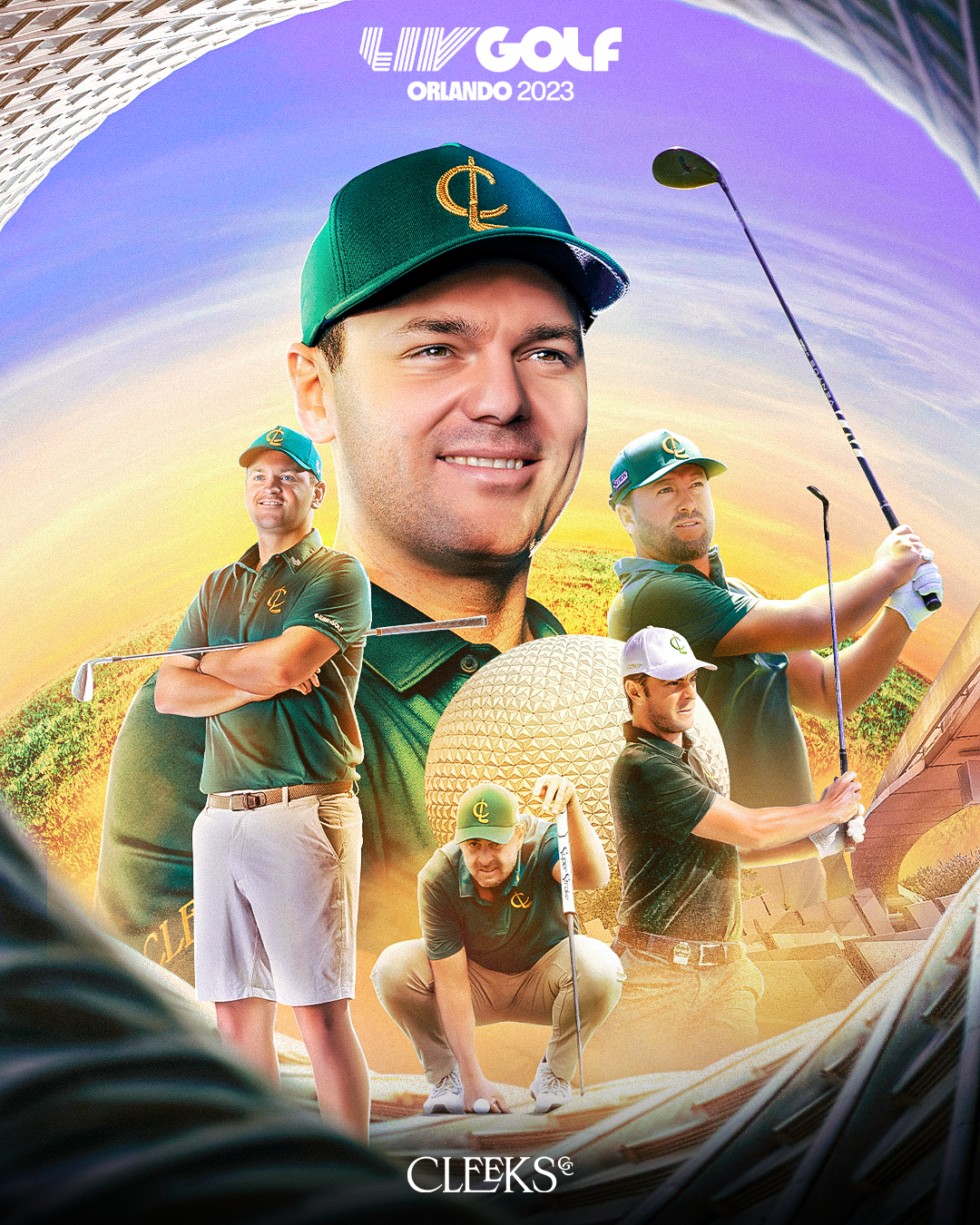 LIV Golf Orlando Cleeks creative