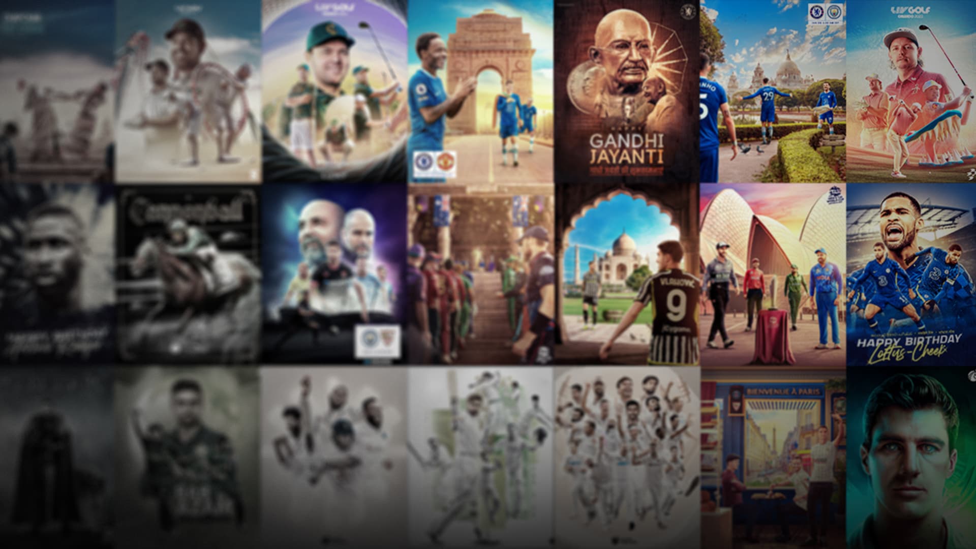A montage of Sen Studio projects