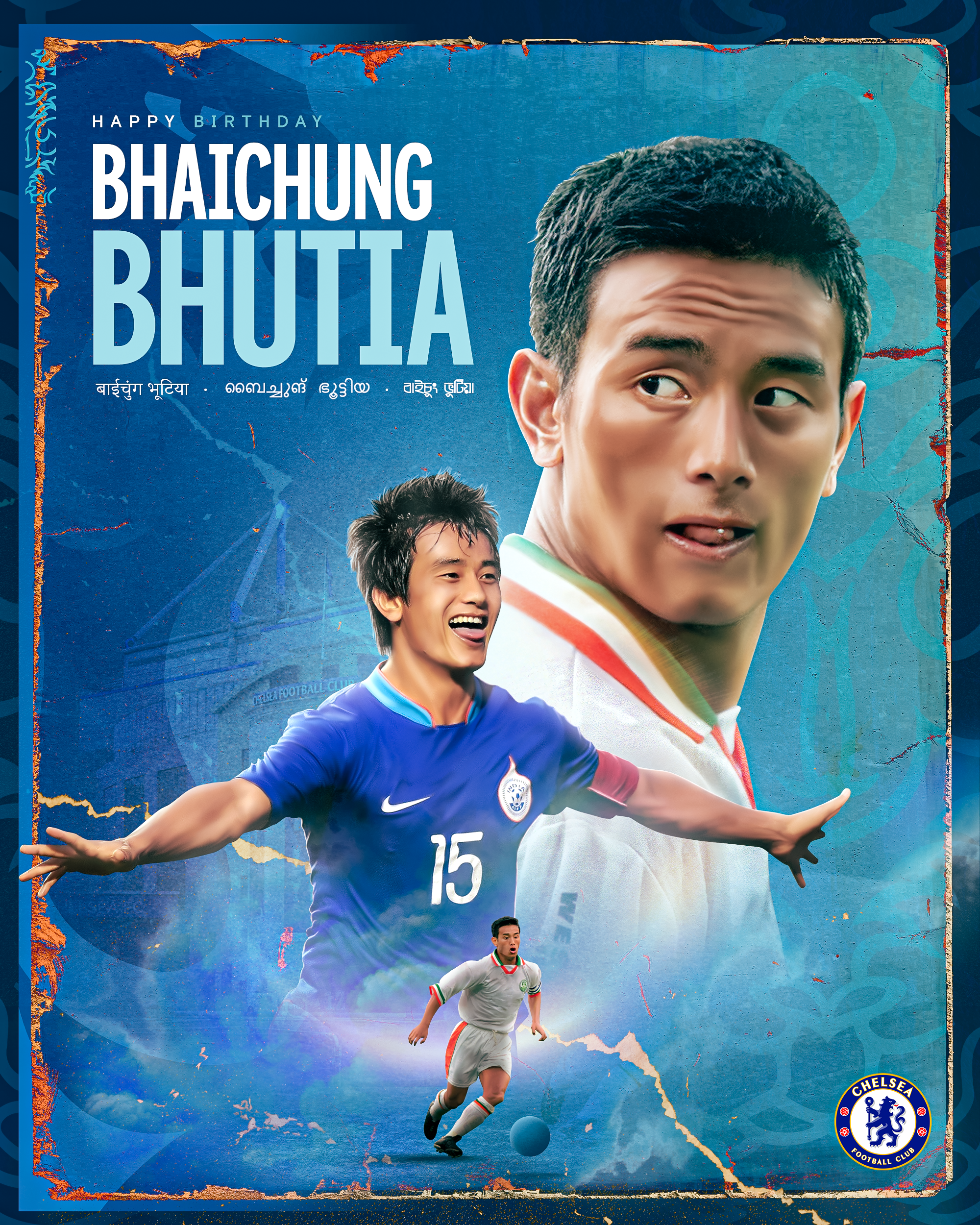 Chelsea FC X India — India creative 1