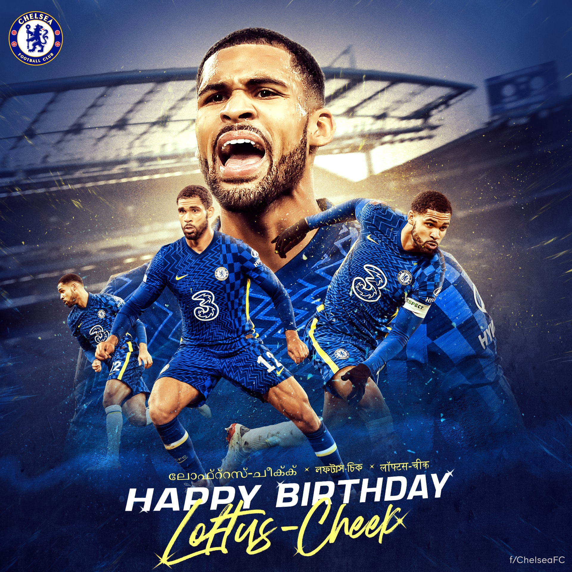 Chelsea FC X India — birthday creative 4