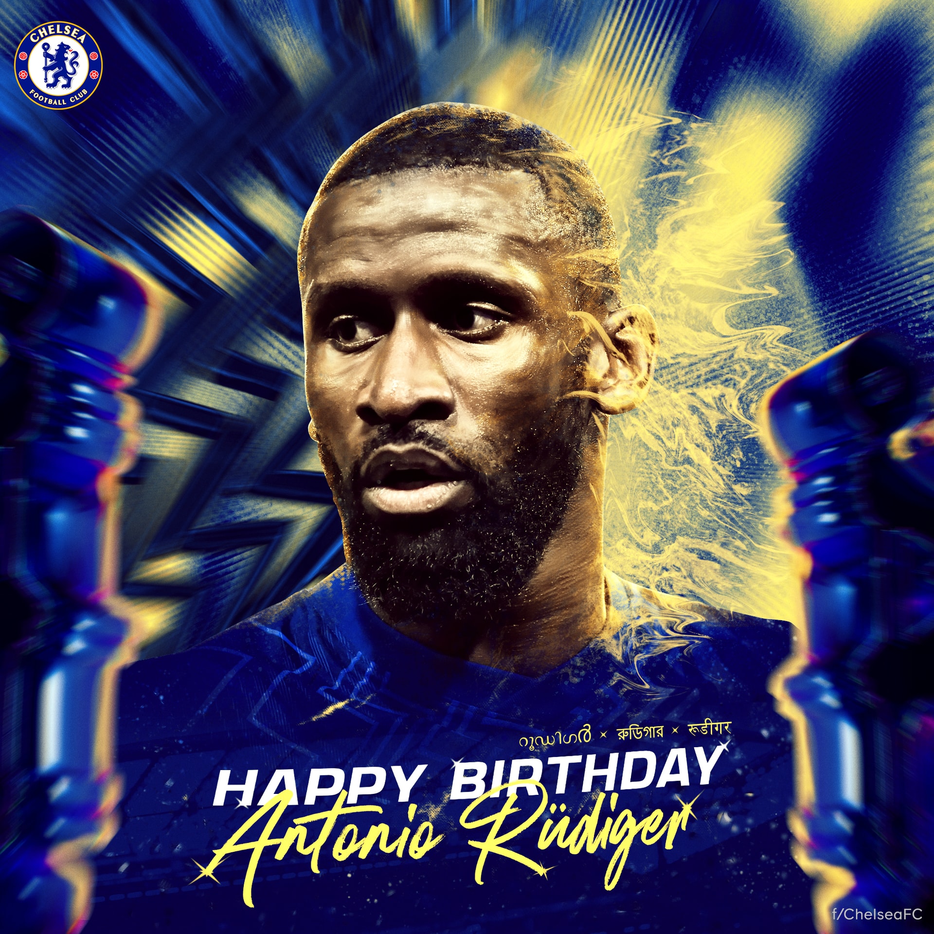 Chelsea FC X India — birthday creative 1