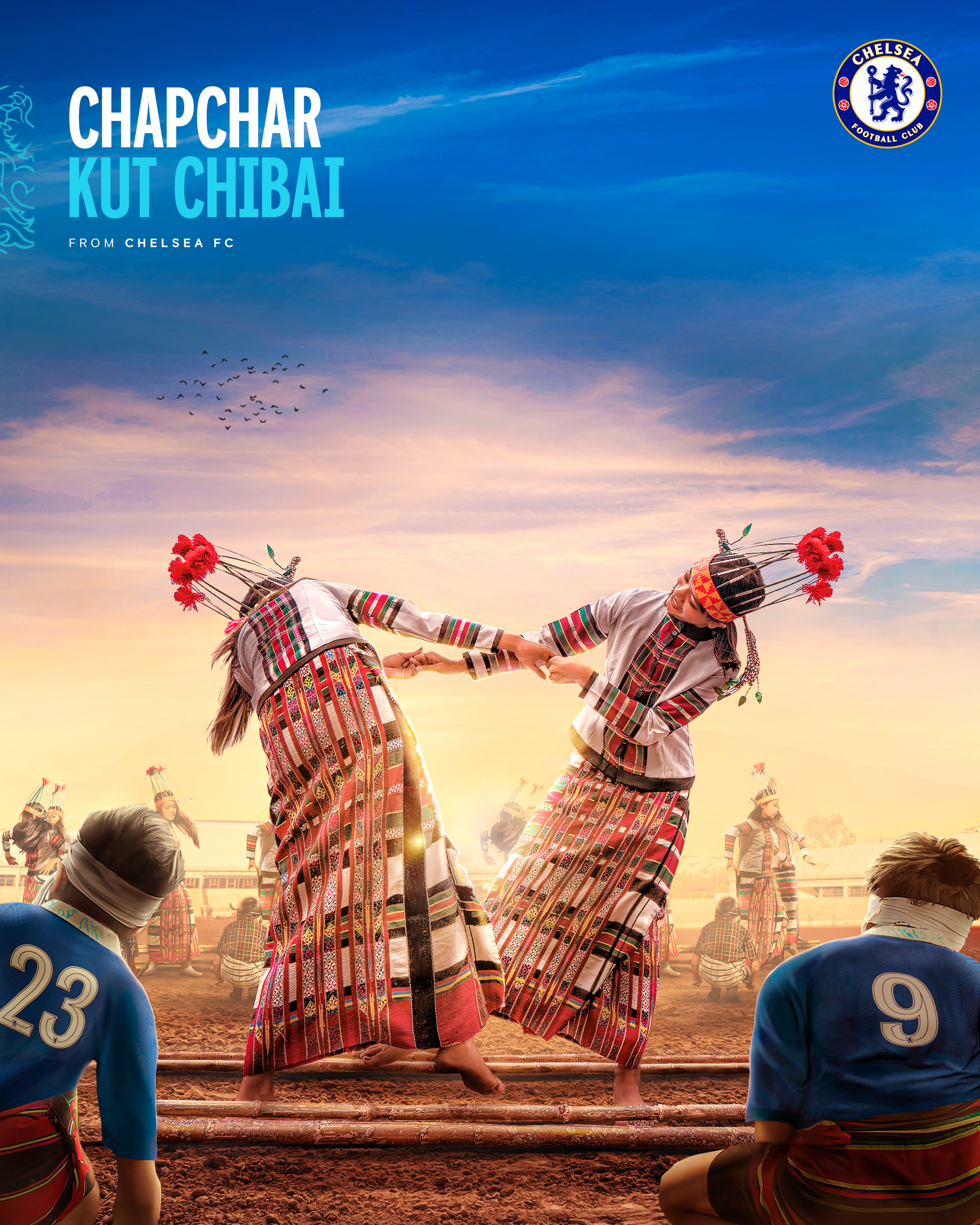 Chelsea FC X India — festival creative 2
