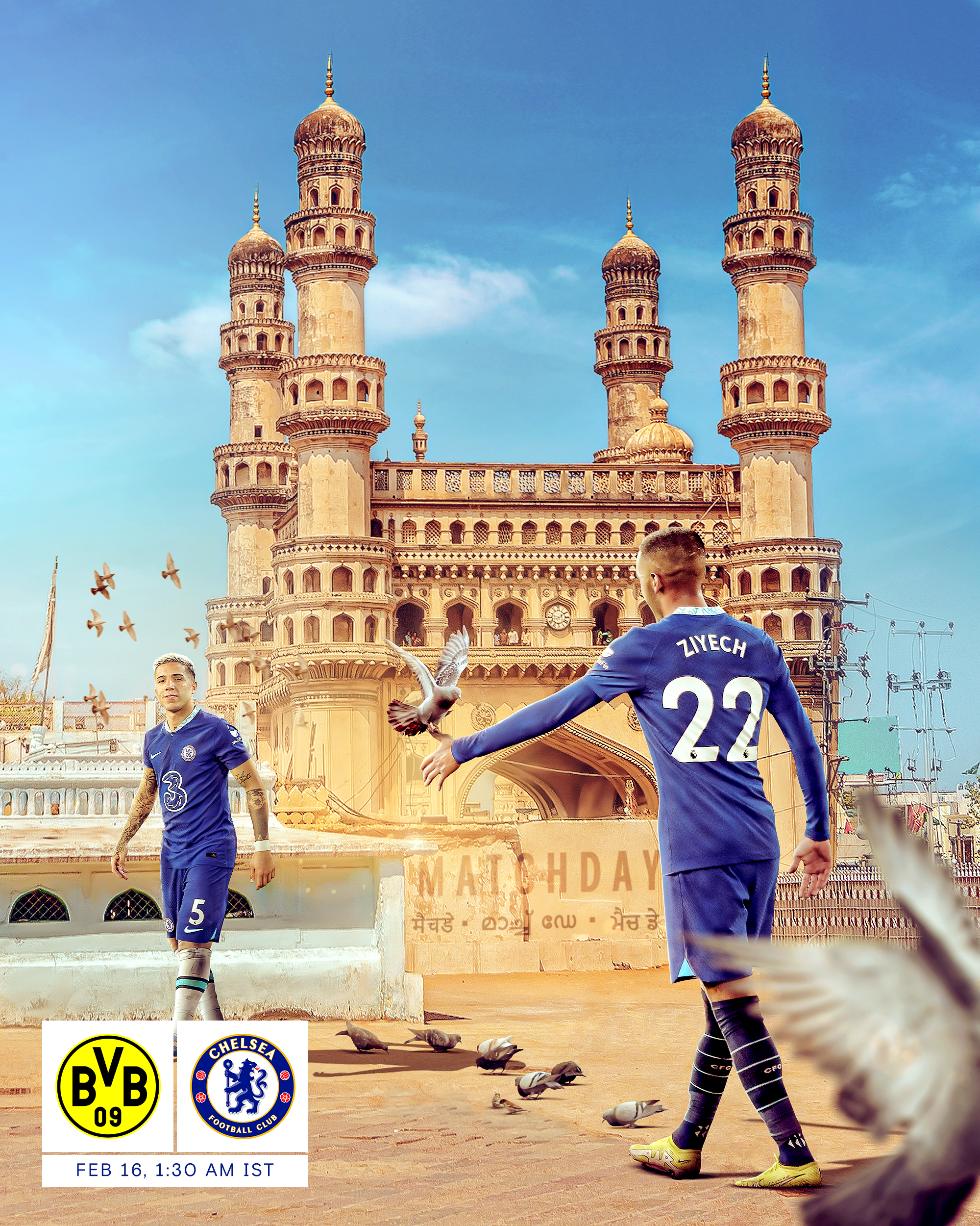 Chelsea FC X India — virtual tour creative 1