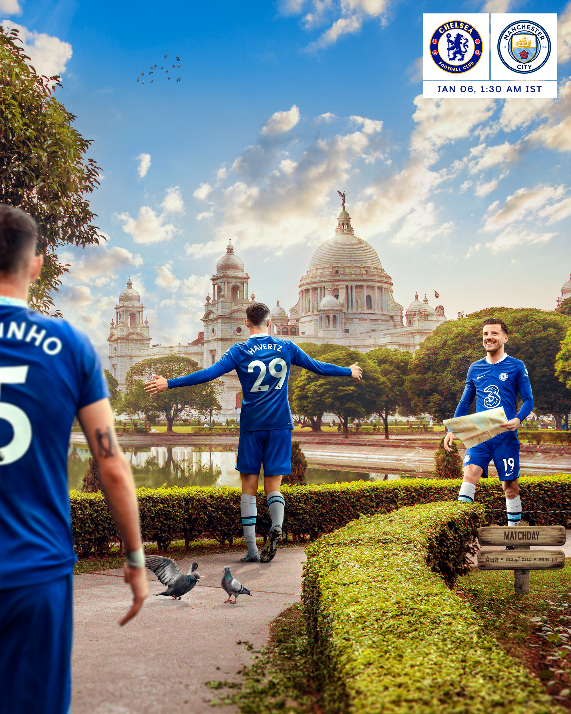 Chelsea FC X India — virtual tour creative 2